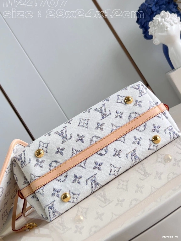 WIS CARRYALL LOUIS PM-29*24*12cm VUITTON 1114